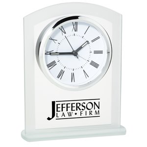 Glass Desk Alarm Clock Main Image