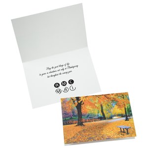 Autumn in the Park Greeting Card Main Image