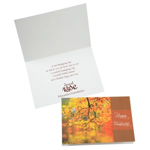 Autumn Reflection Greeting Card Main Image