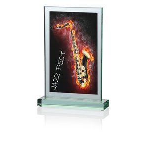 Panel Jade Glass Award - 10" - Full Color Main Image