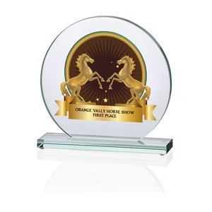 Orbit Jade Glass Award - 7" - Full Color Main Image