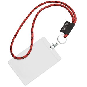 Inquirer Lanyard with Vinyl ID Holder Main Image