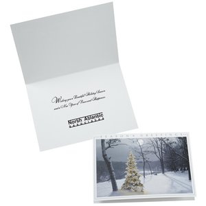 Moonlit Tree Greeting Card Main Image