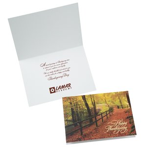 Autumn Trail Greeting Card Main Image
