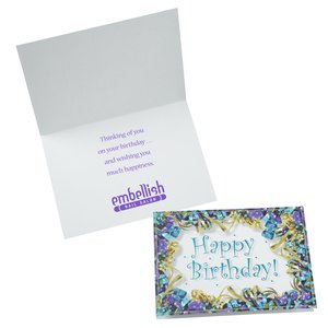 Birthday Ribbons Greeting Card Main Image