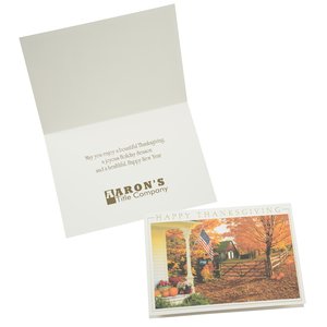 Patriotic Fall Greeting Card Main Image