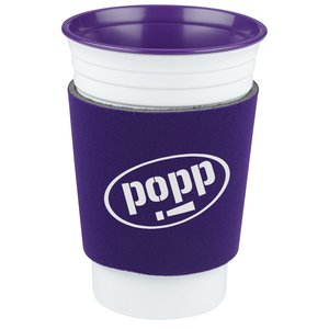 Color Scheme Party Cup with Sleeve - 16 oz. Main Image