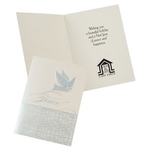 Silver Dove Greeting Card Main Image