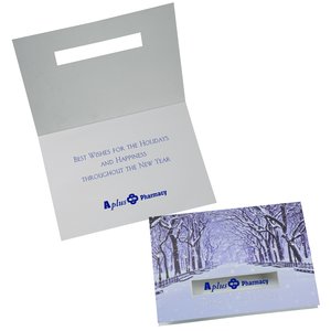 Snowy Path Greeting Card Main Image
