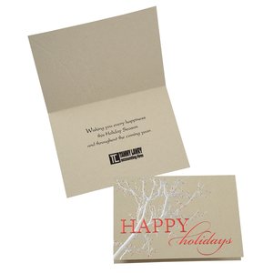 Holiday Shimmer Greeting Card Main Image