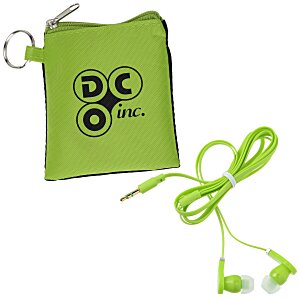 Noodle Ear Buds with Pouch Main Image