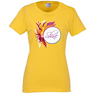 Gildan 5.3 oz. Cotton T-Shirt - Ladies' - Full Color - Color Main Image