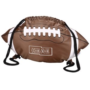 Game Time! Football Drawstring Backpack-Overstock Main Image