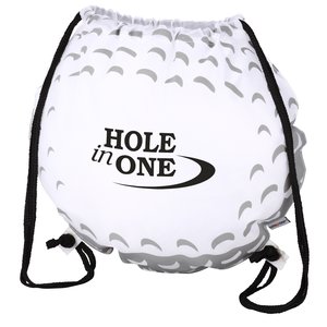 Game Time! Golf Ball Drawstring Backpack-Overstock Main Image
