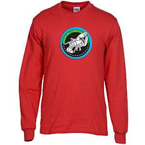 Gildan 5.3 oz. Cotton LS T-Shirt - Full Color - Colors Main Image