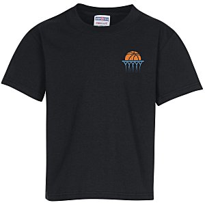 Jerzees Cotton T-Shirt - Youth - Colors - Embroidered Main Image