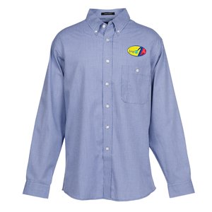 Yarn-Dyed Micro Check Woven Dress Shirt - Men's Main Image