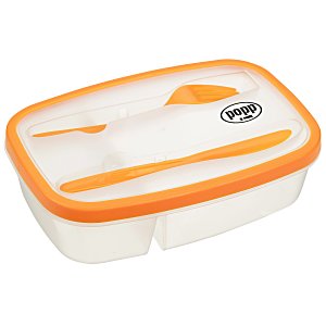 Food Container with Knife and Fork Main Image