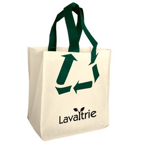 Recycle Symbol Nonwoven Shopping Tote - Closeout Main Image
