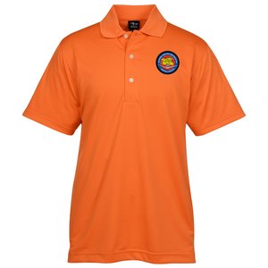 Page & Tuttle Dot Textured Polo with Scotchgard - Men's Main Image