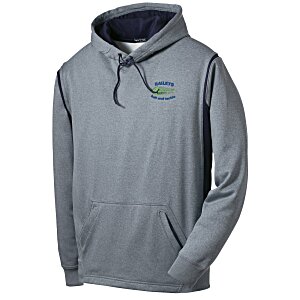 Tech Fleece Hooded Sweatshirt - Heathered - Embroidered Main Image