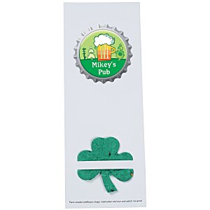 Plant-A-Shape Flower Seed Bookmark - Clover Main Image