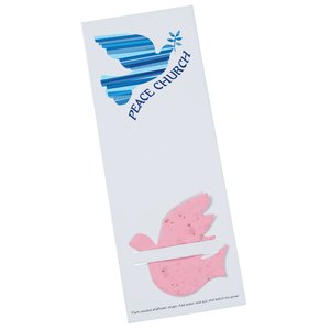 Plant-A-Shape Flower Seed Bookmark - Dove Main Image