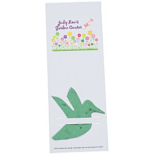 Plant-A-Shape Herb Garden Bookmark - Hummingbird Main Image