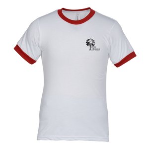 American Apparel Ringer Blend T-Shirt - White Main Image