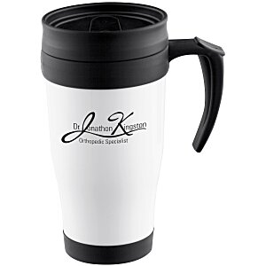 Insulated Tumbler with Handle - 16 oz. - Opaque Main Image