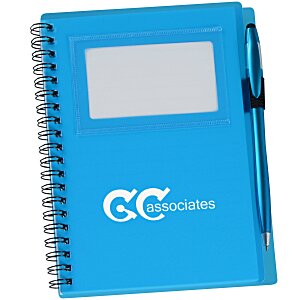 Business Card Notebook with Stylus Pen Main Image