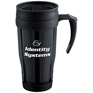 Insulated Tumbler with Handle - 16 oz. - Translucent Main Image
