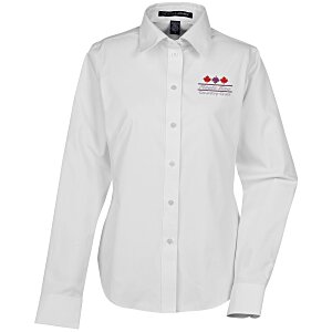 Crown Collection Solid Oxford Shirt - Ladies' Main Image