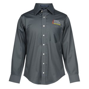 Crown Collection Solid Stretch Twill Shirt - Men's Main Image