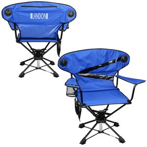 Swivel Folding Camp Chair with Speakers Main Image