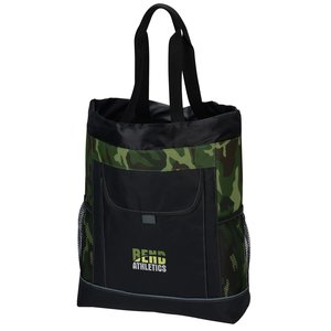 Transitions Backpack Tote - Camo - Embroidered Main Image