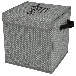 Collapsible Storage Cube - Vine Chevron Main Image