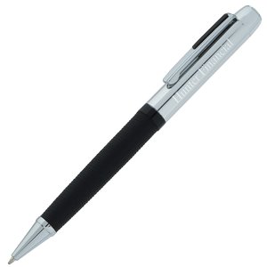 Luxe Rubber Grip Twist Metal Pen Main Image