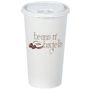 Paper Hot/Cold Cup with Tear Tab Lid - 20 oz. - Low Qty Main Image