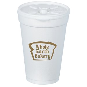 Foam Hot/Cold Cup with Tear Tab Lid - 16 oz. Main Image