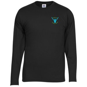 Adult Performance Blend Long Sleeve T-Shirt - Embroidered Main Image