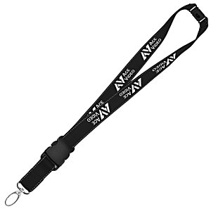 Hang In There Lanyard with Reflective Stitching Main Image
