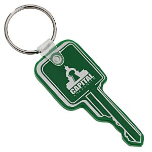Square Head Key Soft Keychain - Opaque Main Image