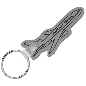 Airplane Soft Keychain - Opaque Main Image