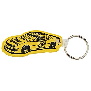 Race Car Soft Keychain - Opaque Main Image