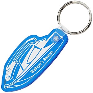 Jet Ski Soft Keychain - Translucent Main Image