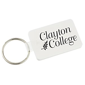 Small Rectangle with Round Corners Soft Keychain - Opaque Main Image