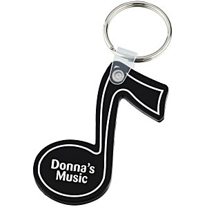 Music Note Soft Keychain - Opaque Main Image