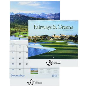 Fairways & Greens 2015 Calendar - Spiral - Closeout Main Image