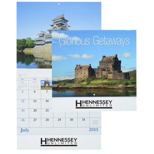 Glorious Getaways 2015 Calendar - Stapled- Closeout Main Image